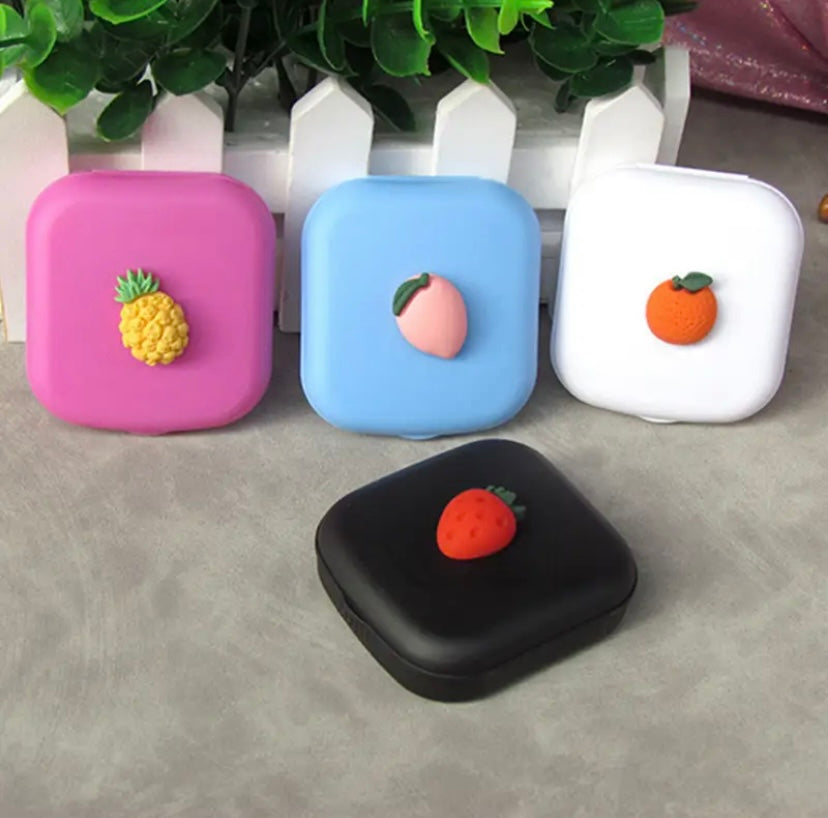 Cartoon Fruit Case Contact Lens Applicator Kit