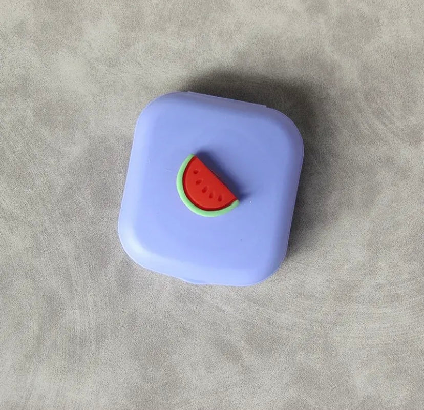 Cartoon Fruit Case Contact Lens Applicator Kit