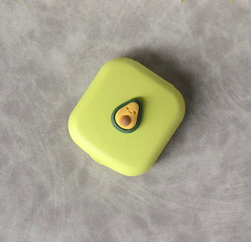 Cartoon Fruit Case Contact Lens Applicator Kit