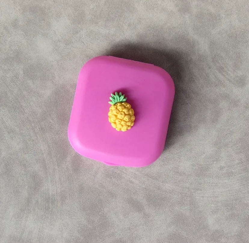 Cartoon Fruit Case Contact Lens Applicator Kit